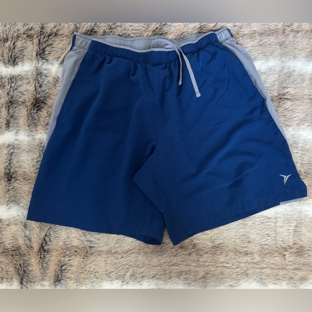 Old Navy Size L Gym Shorts Navy Blue Lightweight